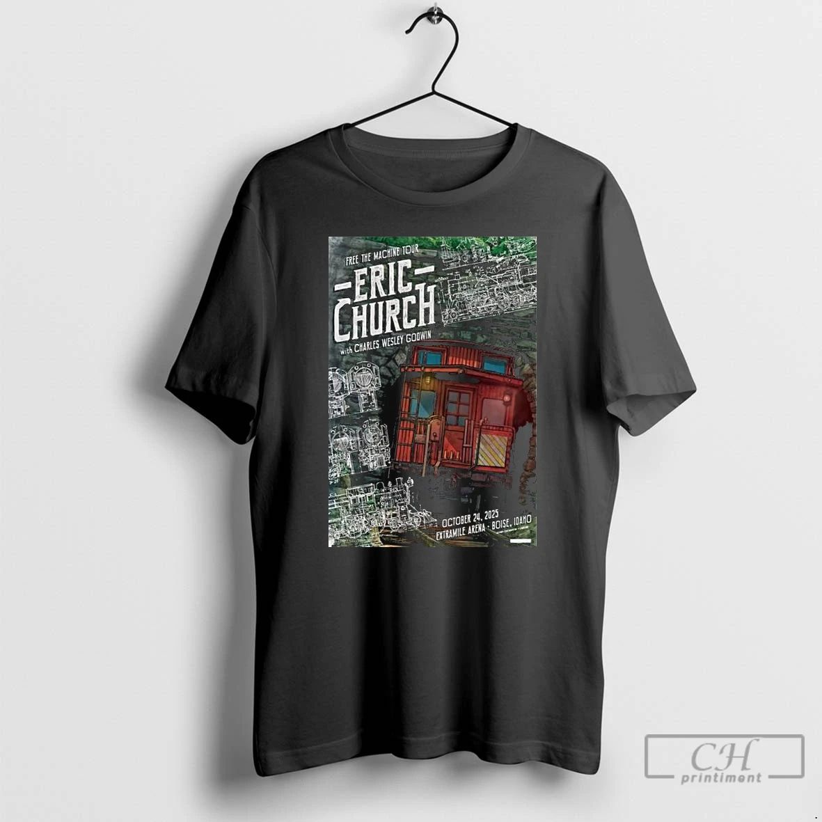 Classic Eric Church At Extramile Arena In Boise Id On Oct 24 2025 Long Sleve