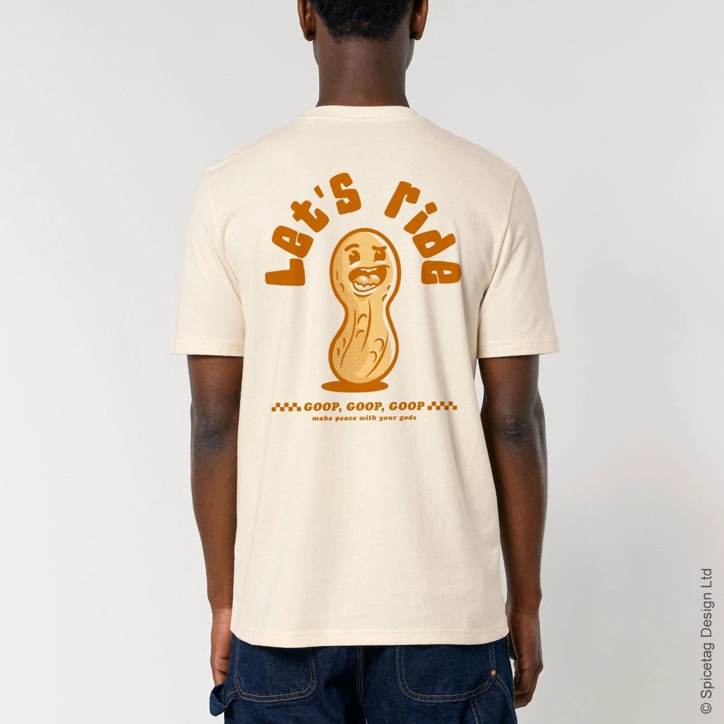 Peanut T-shirt Retro Video Game Tshirt Organic Gamer Top Tee Geeky Nerdy Goop