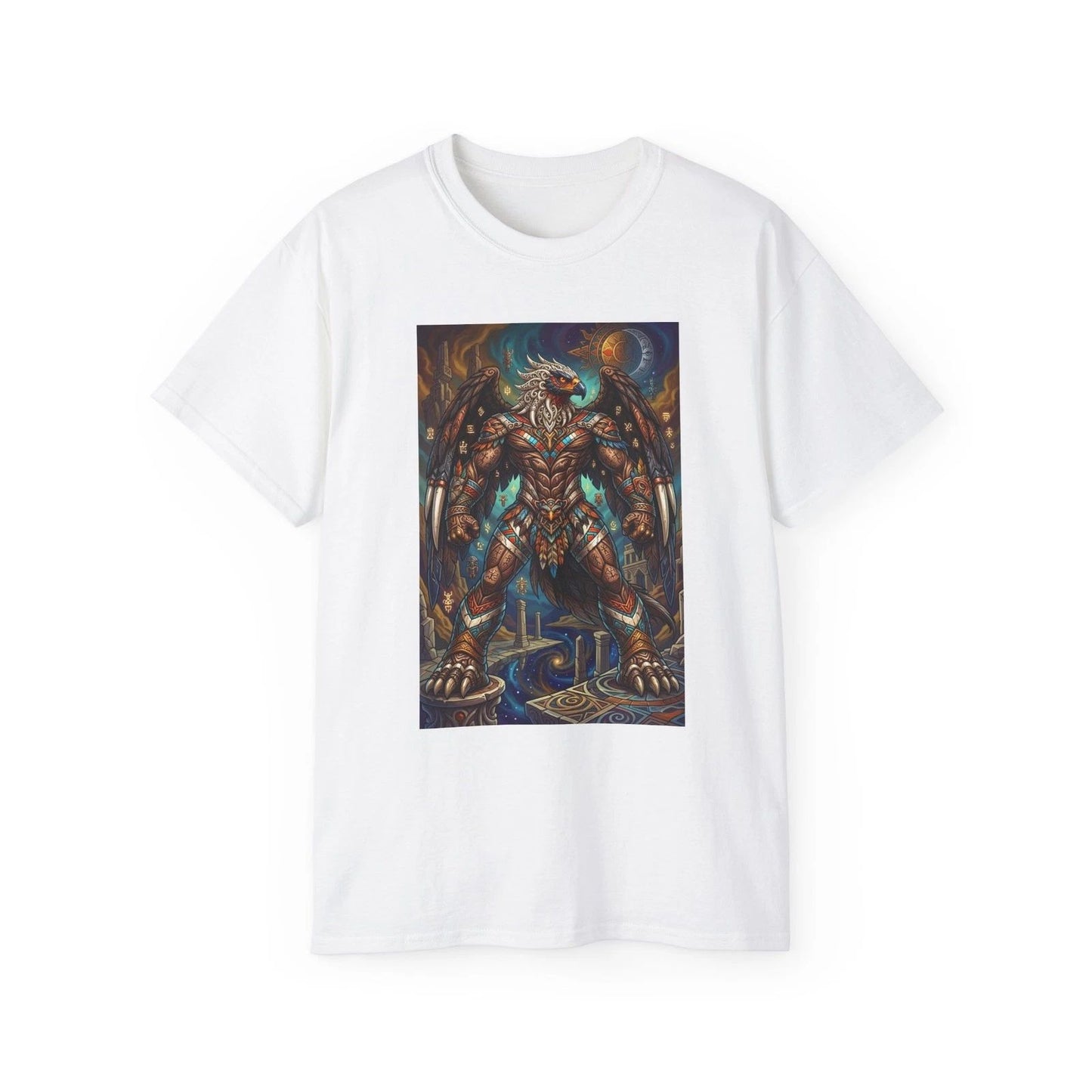 Armored Dragon Warrior T-Shirt | Fantasy Illustration, Mythic Art