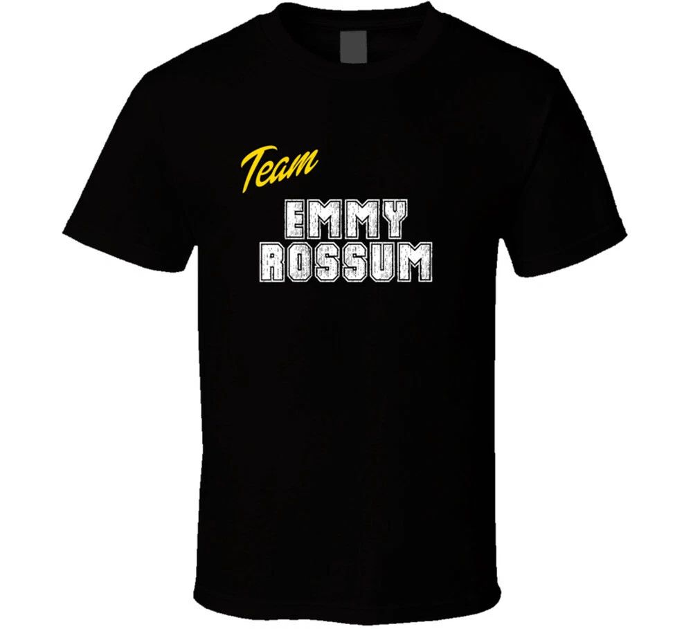 Team Emmy Rossum Action Movie Star Actor Fan T Shirt