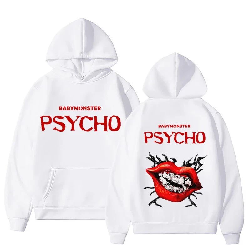 KPOP BABYMONSTER PSYCHO Tour 2026 Double Sided Double Sided Hoodie