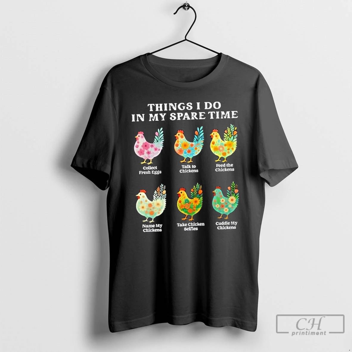 Classic Things I Do In My Spare Time Chicken T Shirts
