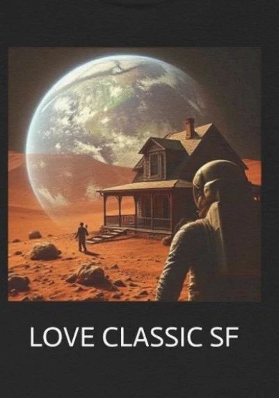 Sci Fi T-shirt: Mars Visions of Earth . graphic Tee. 4all Science fiction geeks