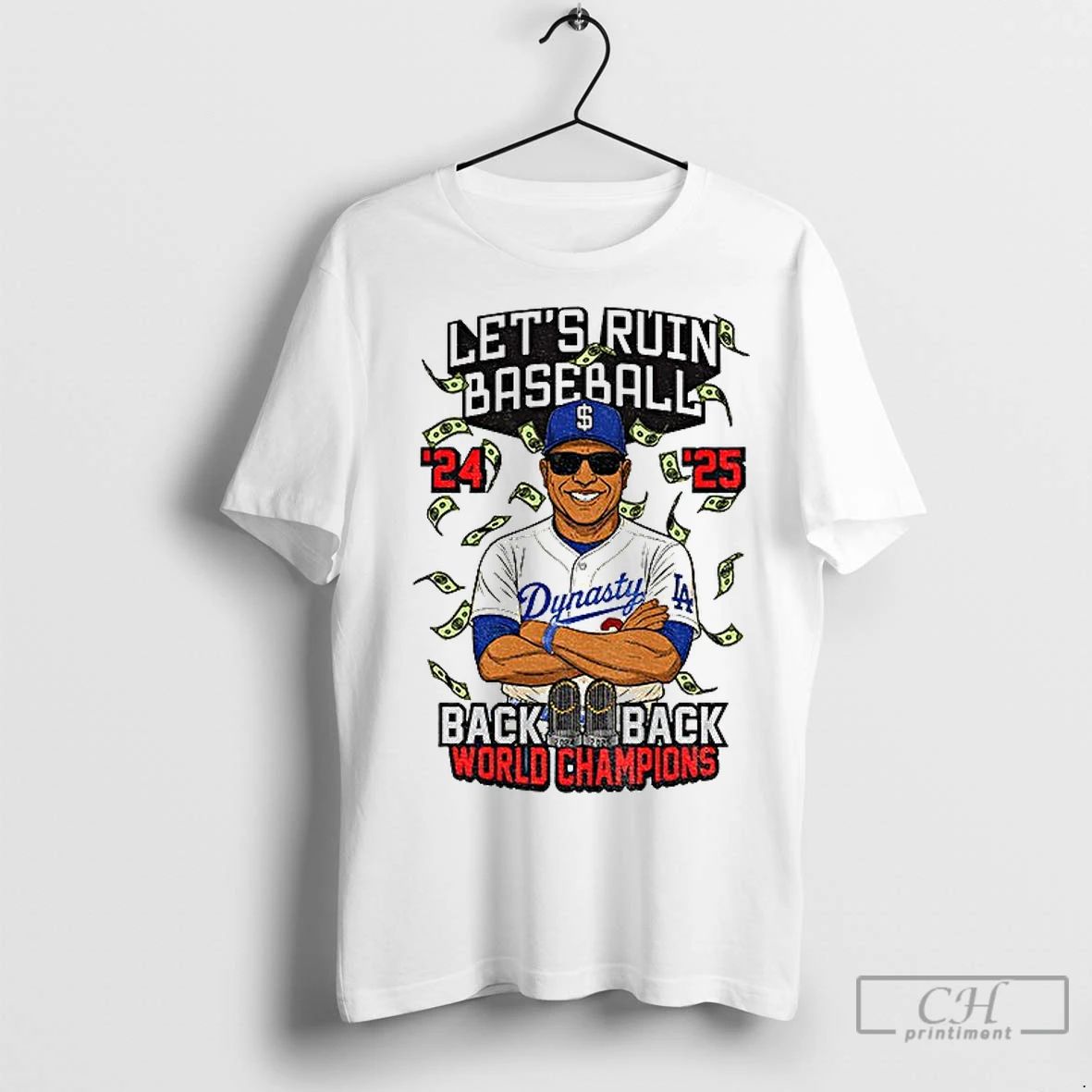 Premium Dave Roberts Dynasty Lets Ruin Baseball Back To Back Los Angeles Dodgers World Series