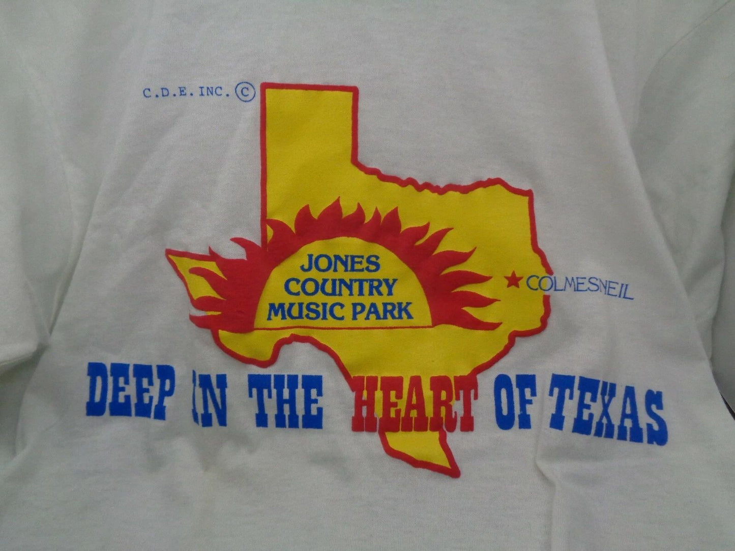 Vintage 80's Rare George Jones Jones Country T Shirt M-or-3X