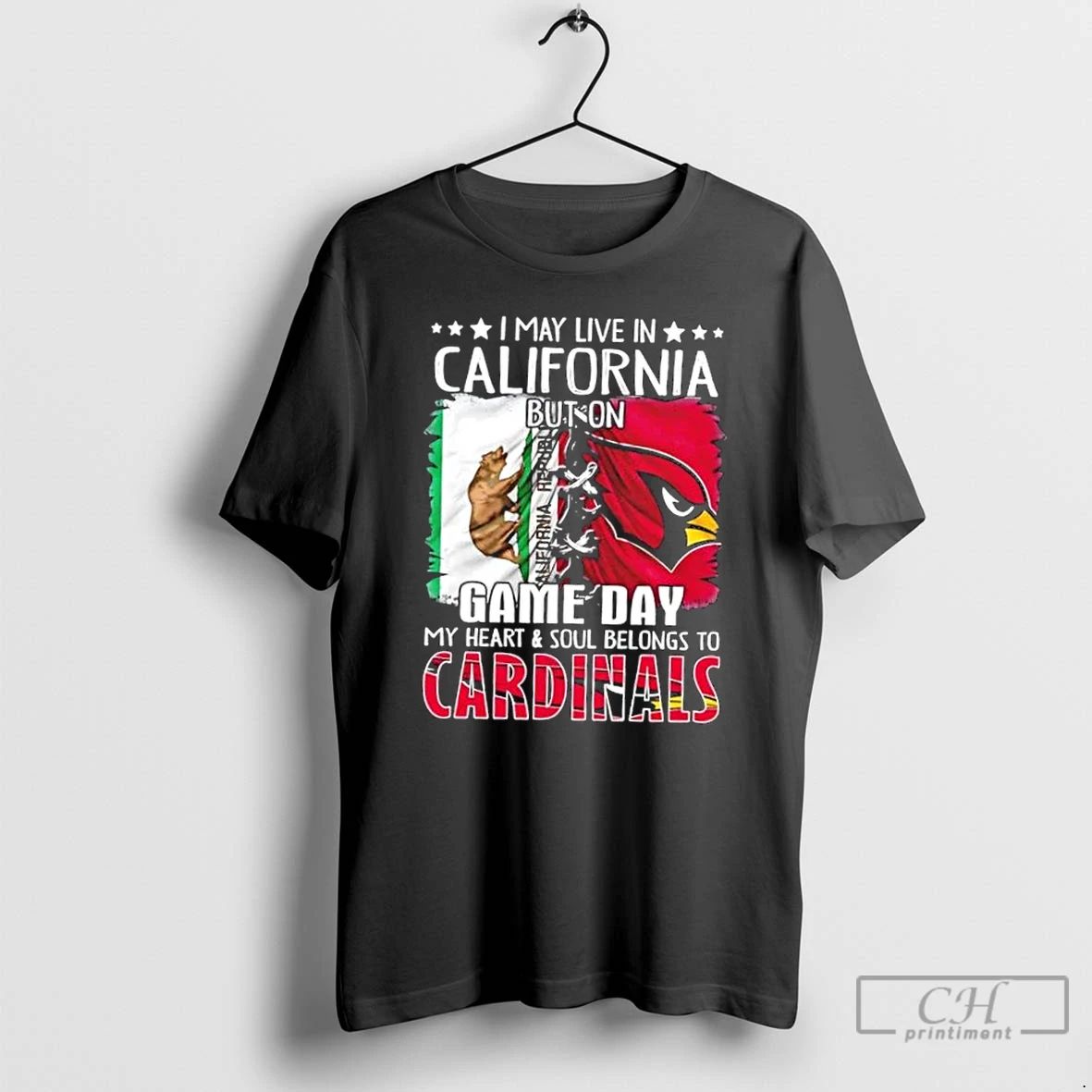 Premium I May Live In California But On Gameday My Heart And Soul Belongs To