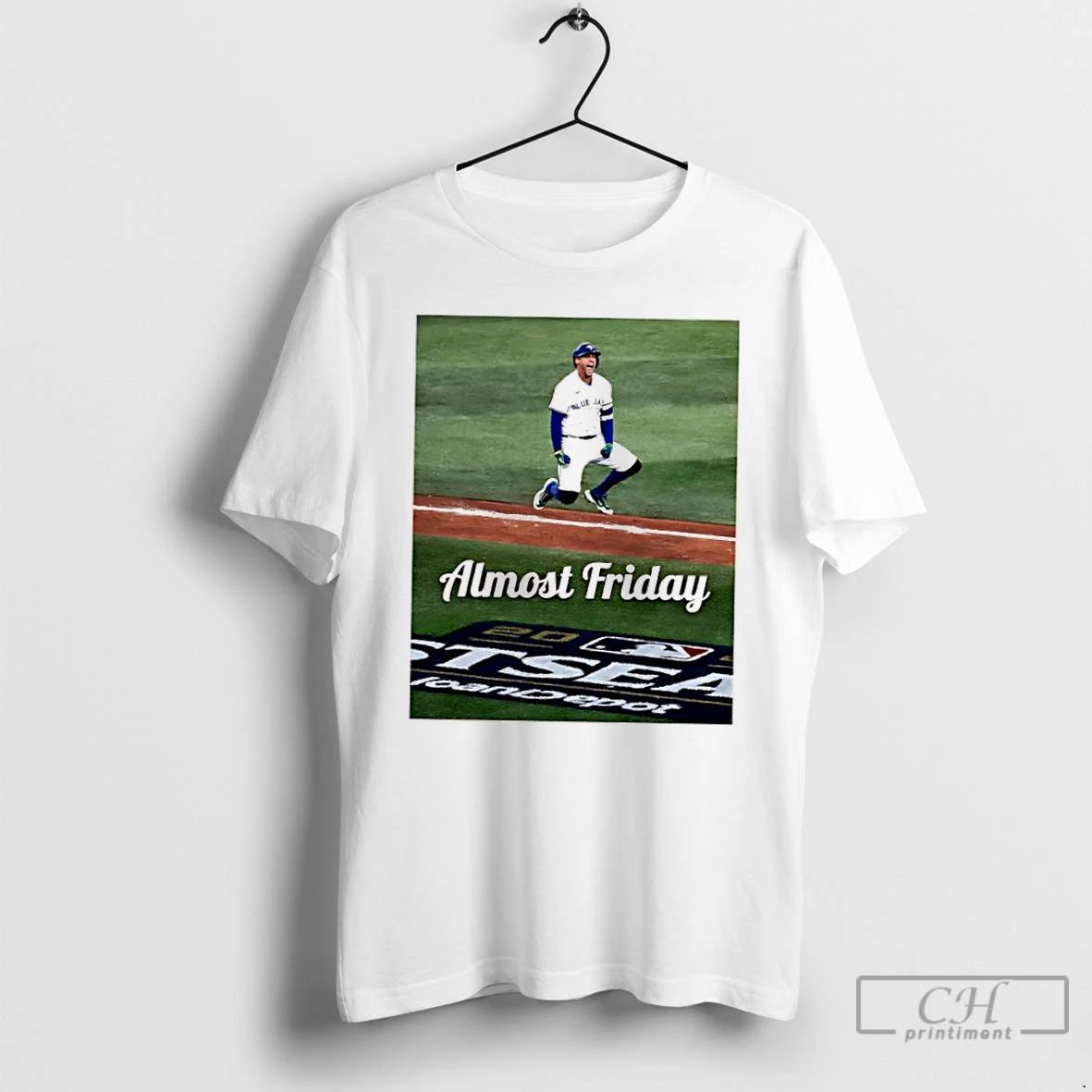 Classic Almost Friday George Springer Toronto Blue Jays Springer Jump T Shirts