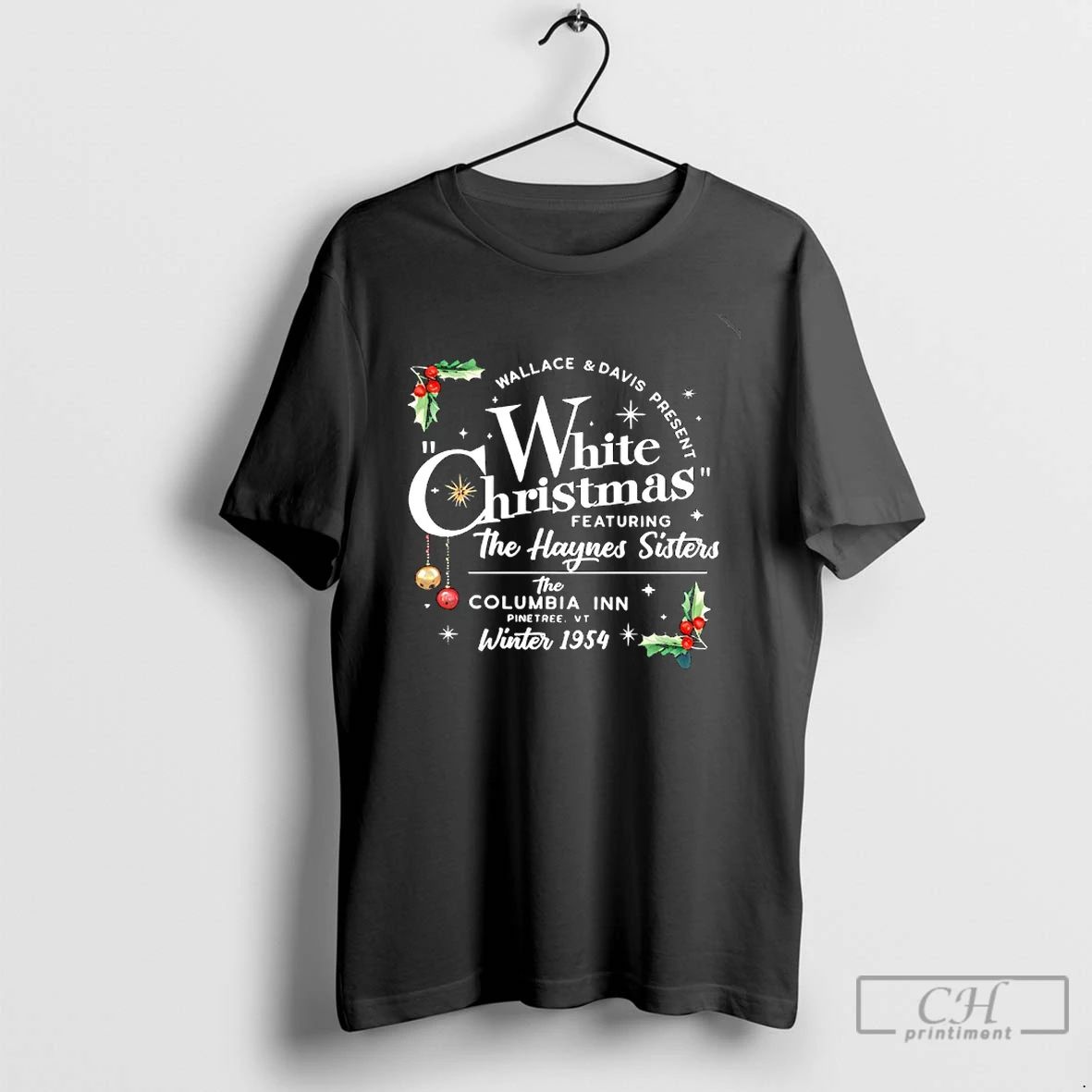 Premium White Christmas Featuring The Haynes Sisters T Shirts