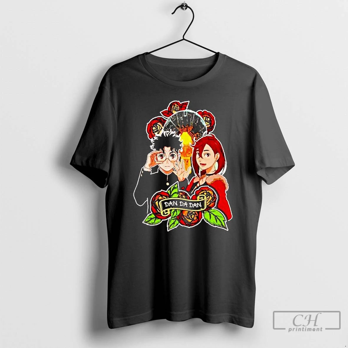 Premium Dandadan Okarun Momo Tattoo Art Ornaments T Shirts