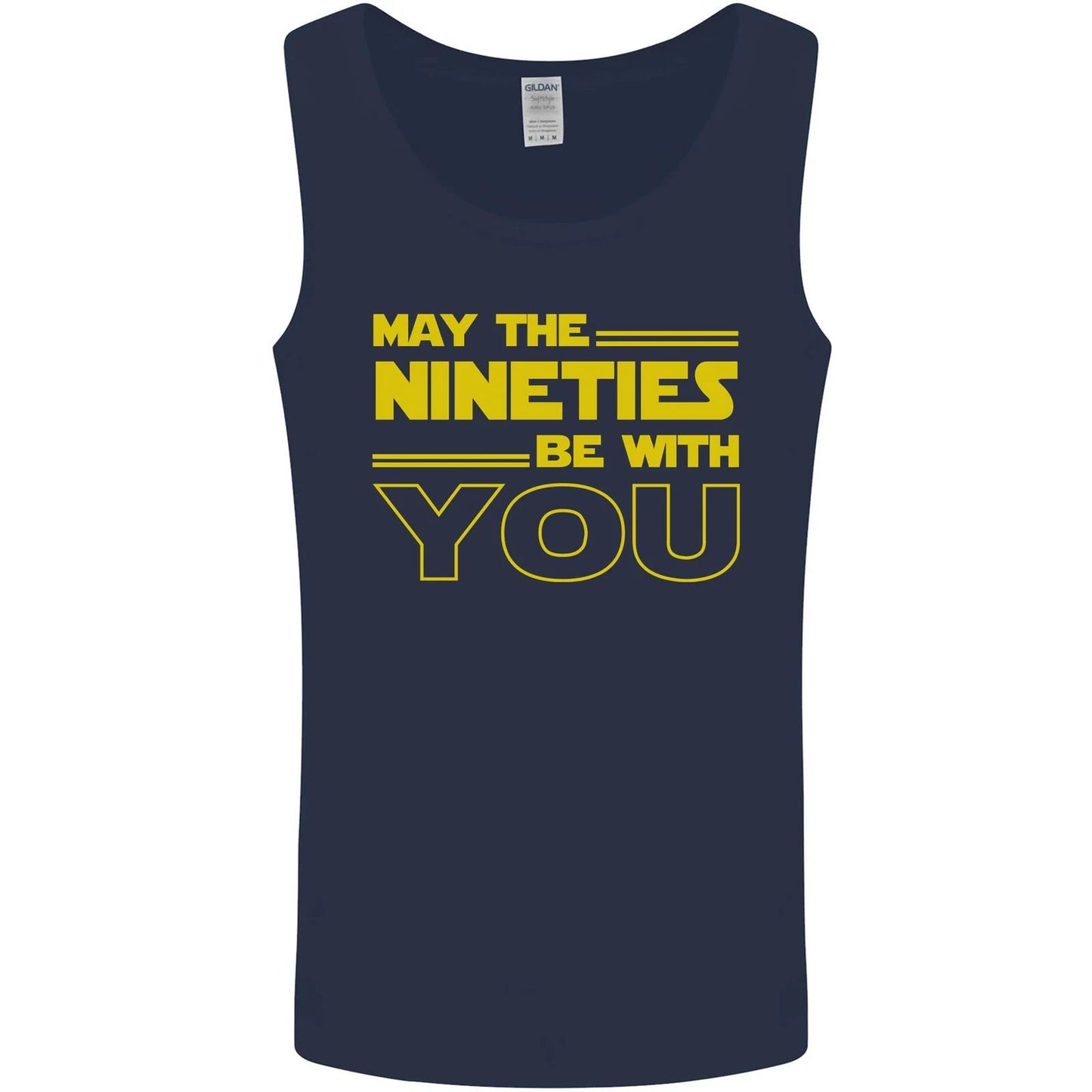 May the 90s Nineties Be With You Sci-Fi Mens Vest Tank Top
