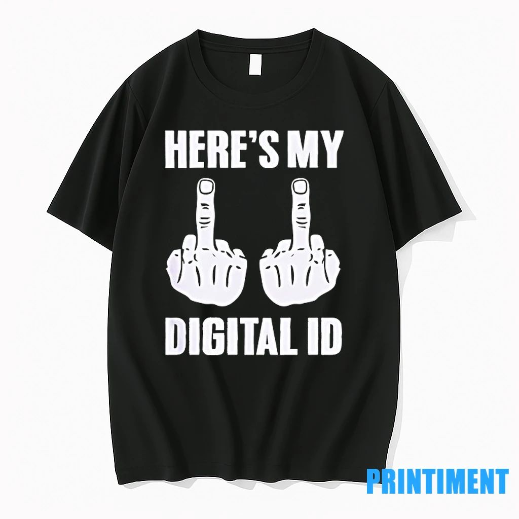 Middle Finger Heres My Digital Id Tshirts Sweater