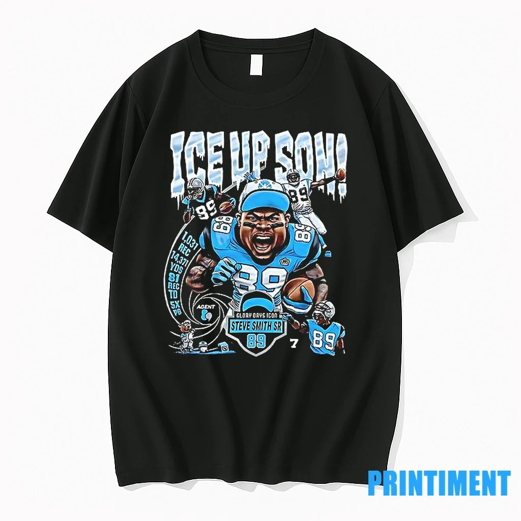 Ice Up Son Steve Smith Sr Carolina Panthers Graphic Tshirts Sweater