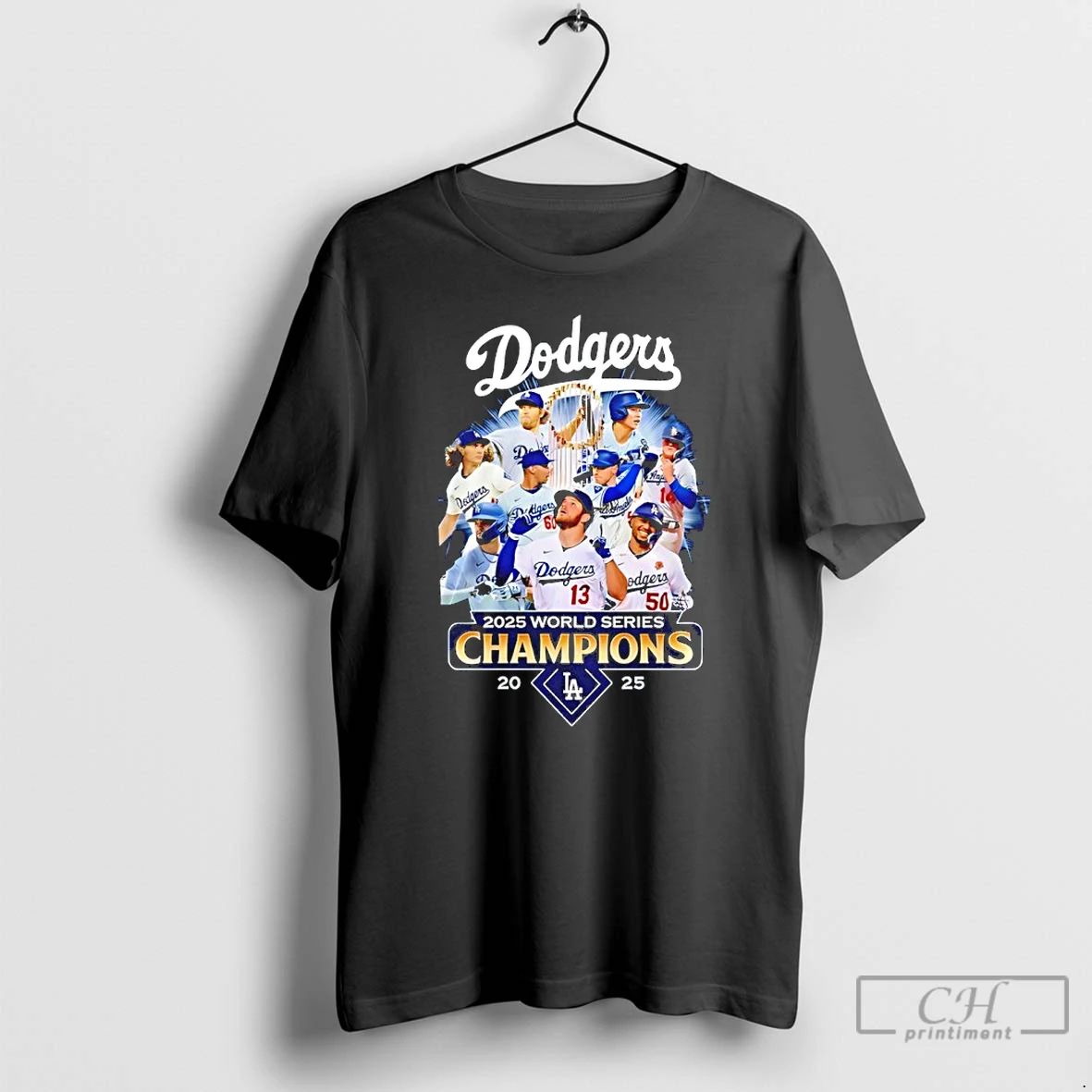Classic Los Angeles Dodger 2025 World Series Champions All Team T Shirts
