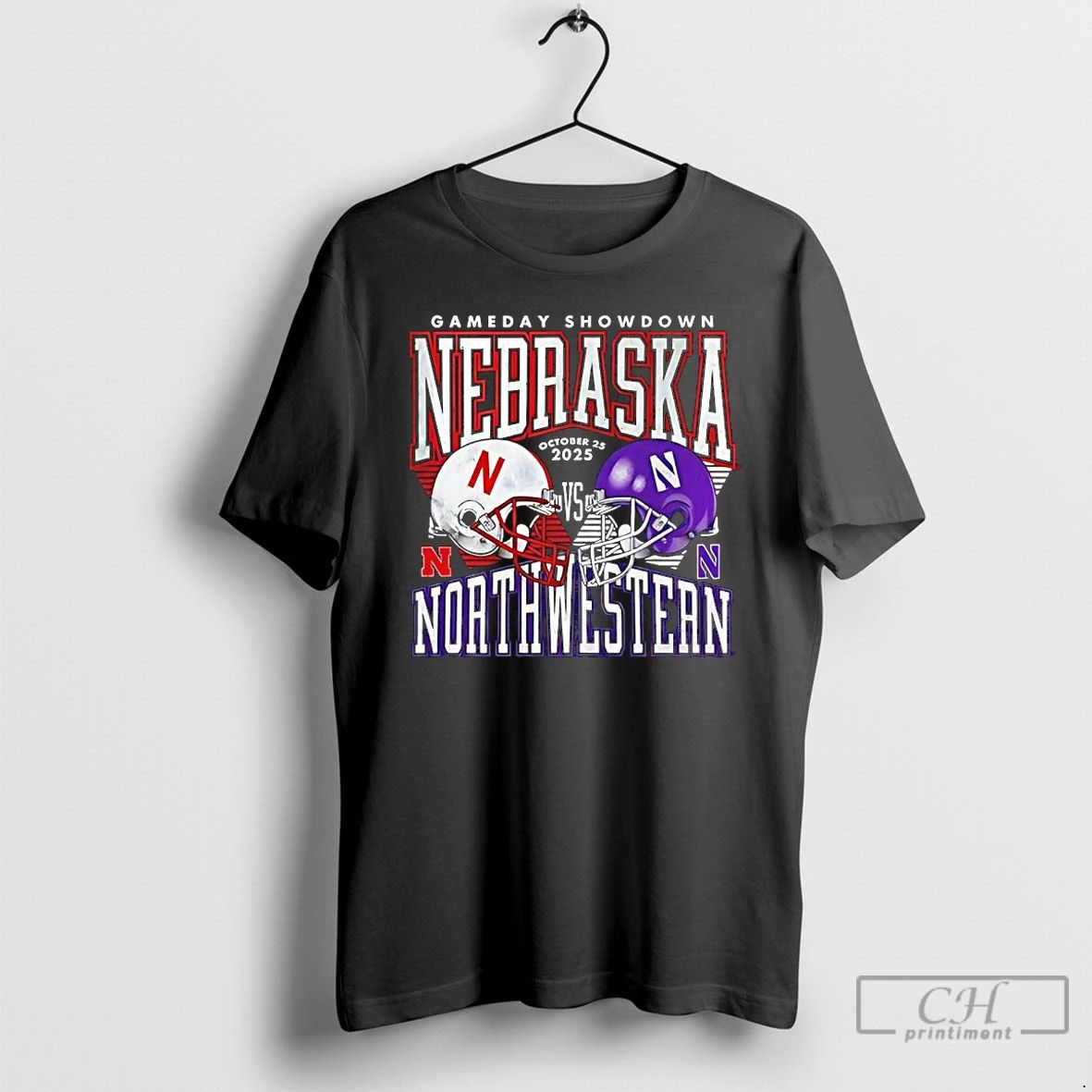 Classic Gameday Showdown 2025 Nebraska Cornhuskers Vs Northwestern Wildcats T Shirts