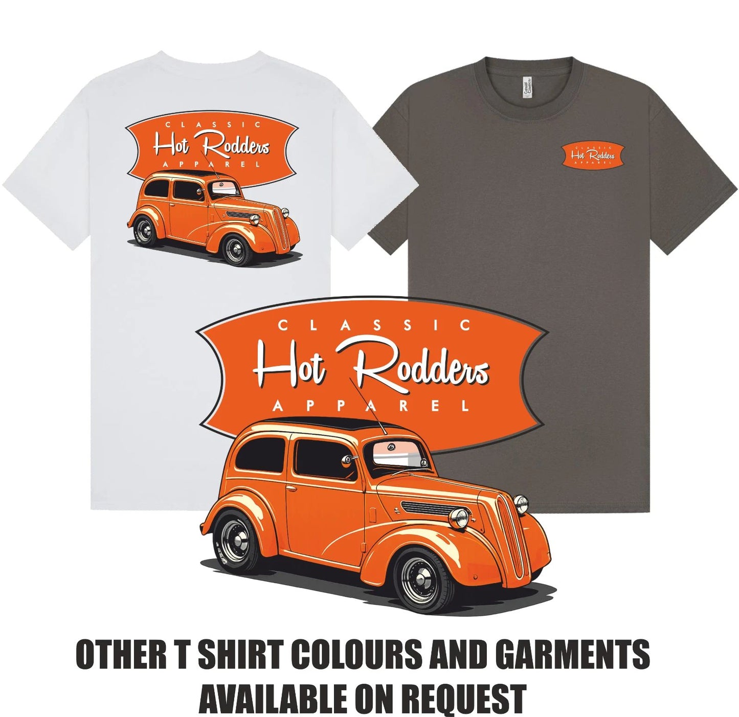 Retro Vintage Style Hor Rodders Ford Pop Hot Rod T Shirts C/O Alan White S-5XL