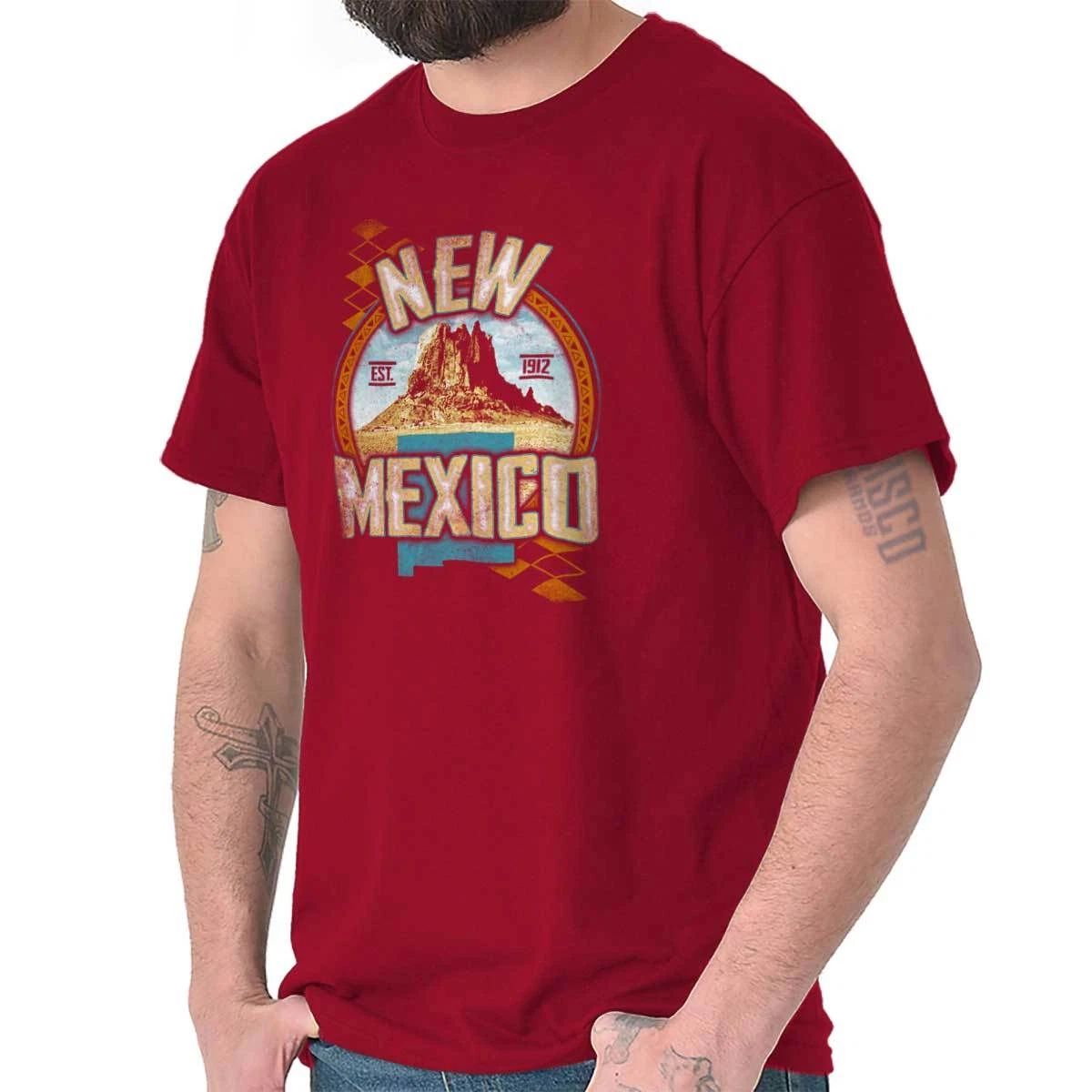 New Mexico Desert Peaks NM Vacation Souvenir Womens or Mens Crewneck T Shirt Tee