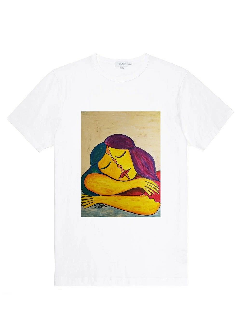 "Sleeping Girl" Unique Art T-Shirt - Unisex