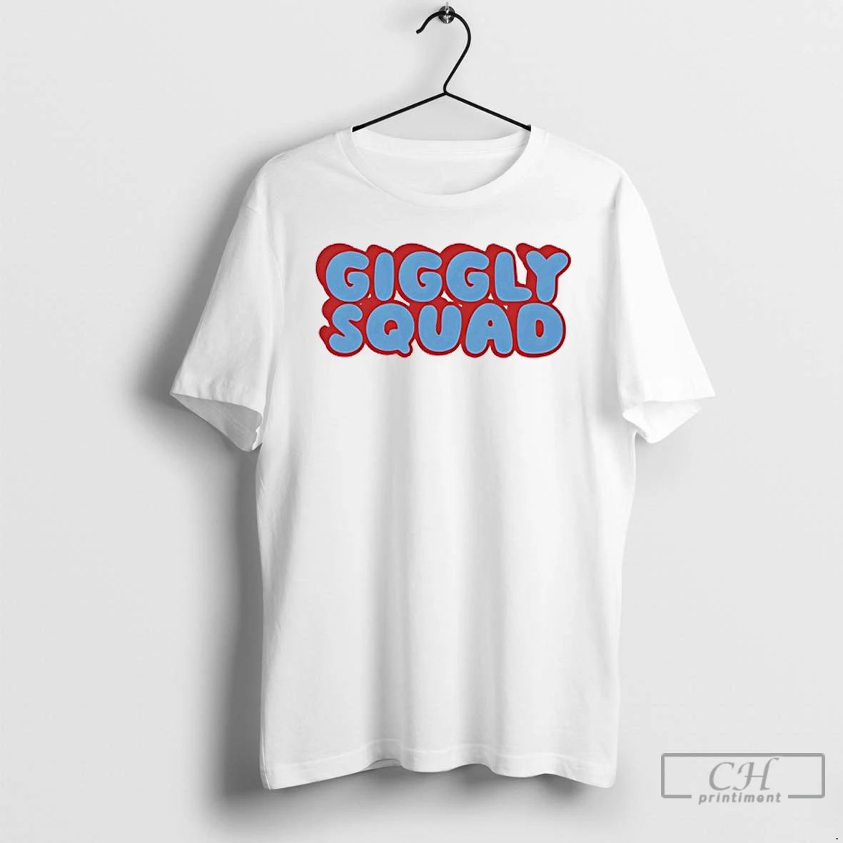Classic Giggly Squad Bubble Logo New T Shirts