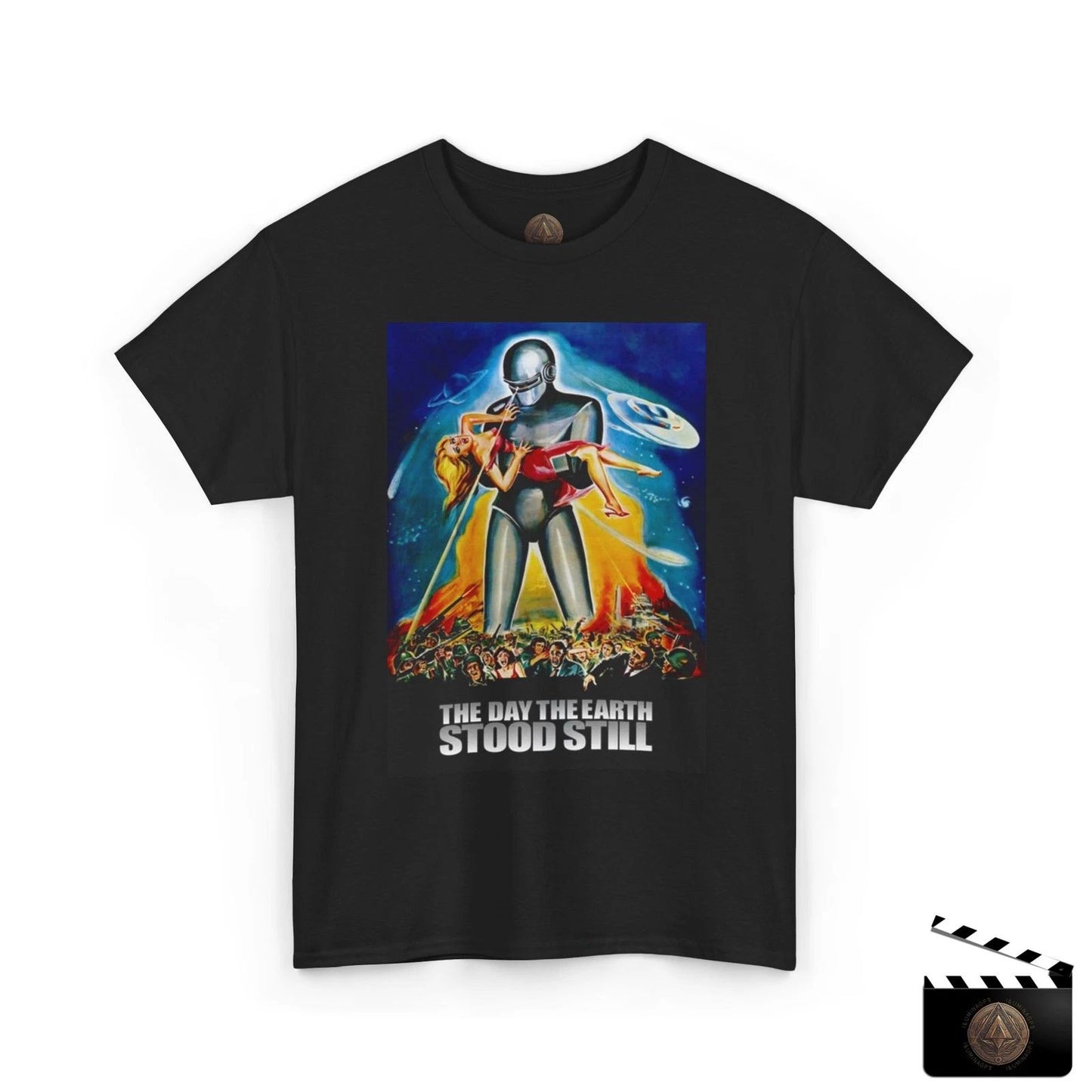 The Day The Earth Stood Still T-Shirt, Retro Sci-Fi Movie Tee, Gort Robot Shirt