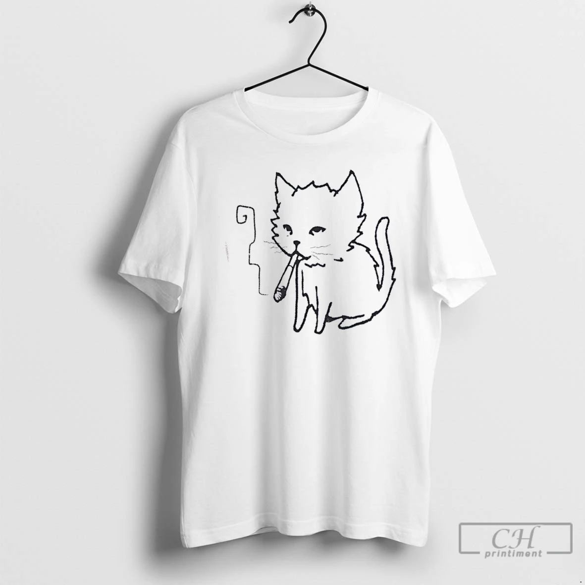 Classic Cat Smoking Cat Cult T Shirts