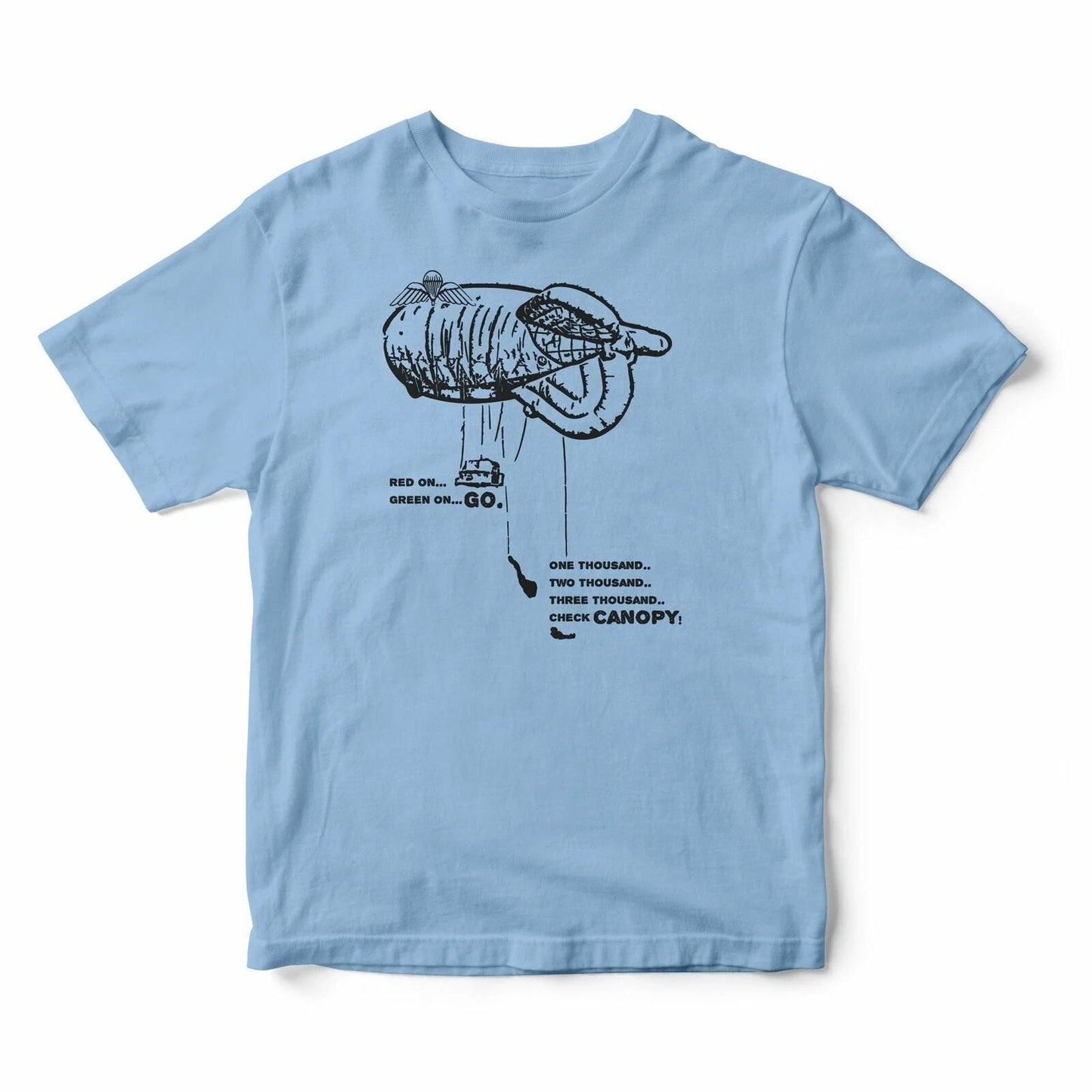 British Airborne Forces The Paras Paratroopers - The Balloon jump T-Shirt