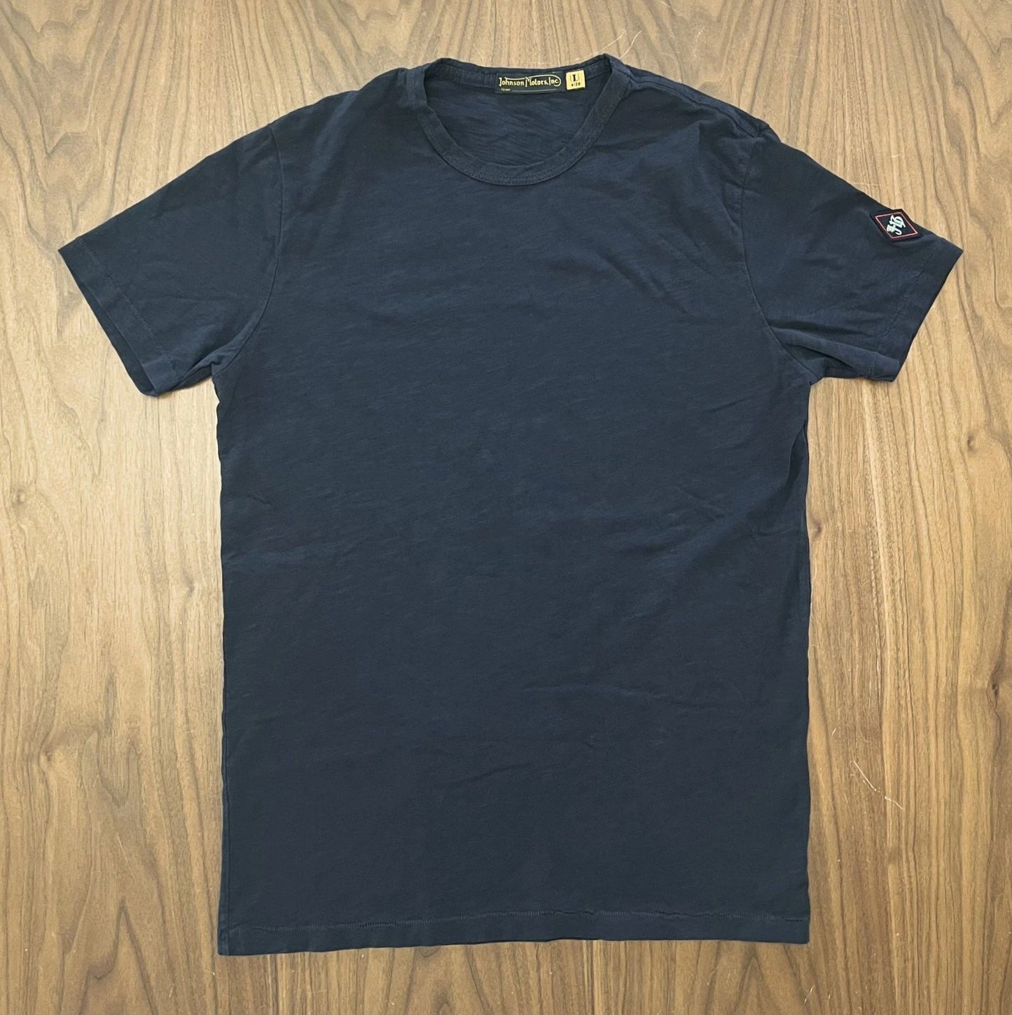 Johnson Motors - Blank - NWOT - Vintage Black - L* (sizing is off - see pics)