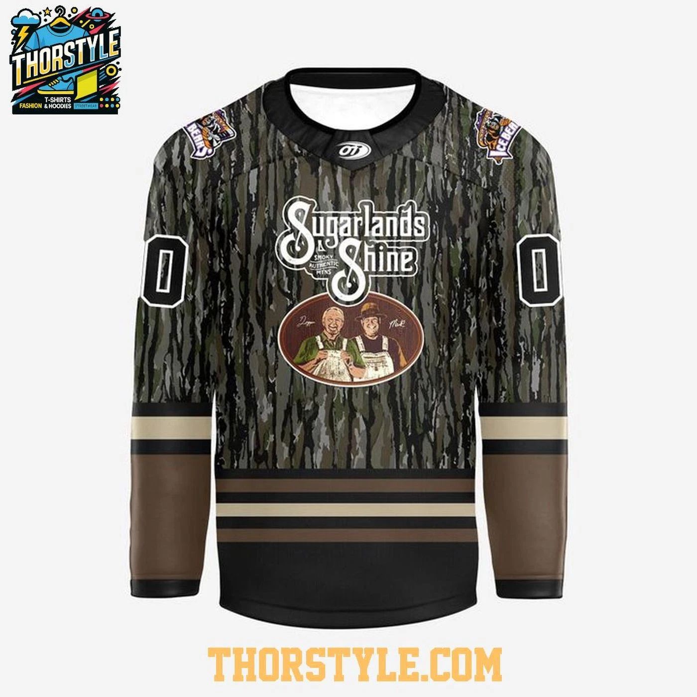 Personalize Knoxville Ice Bears 2026 Sugarland Shine Hockey Shirt Men's Fan Gear