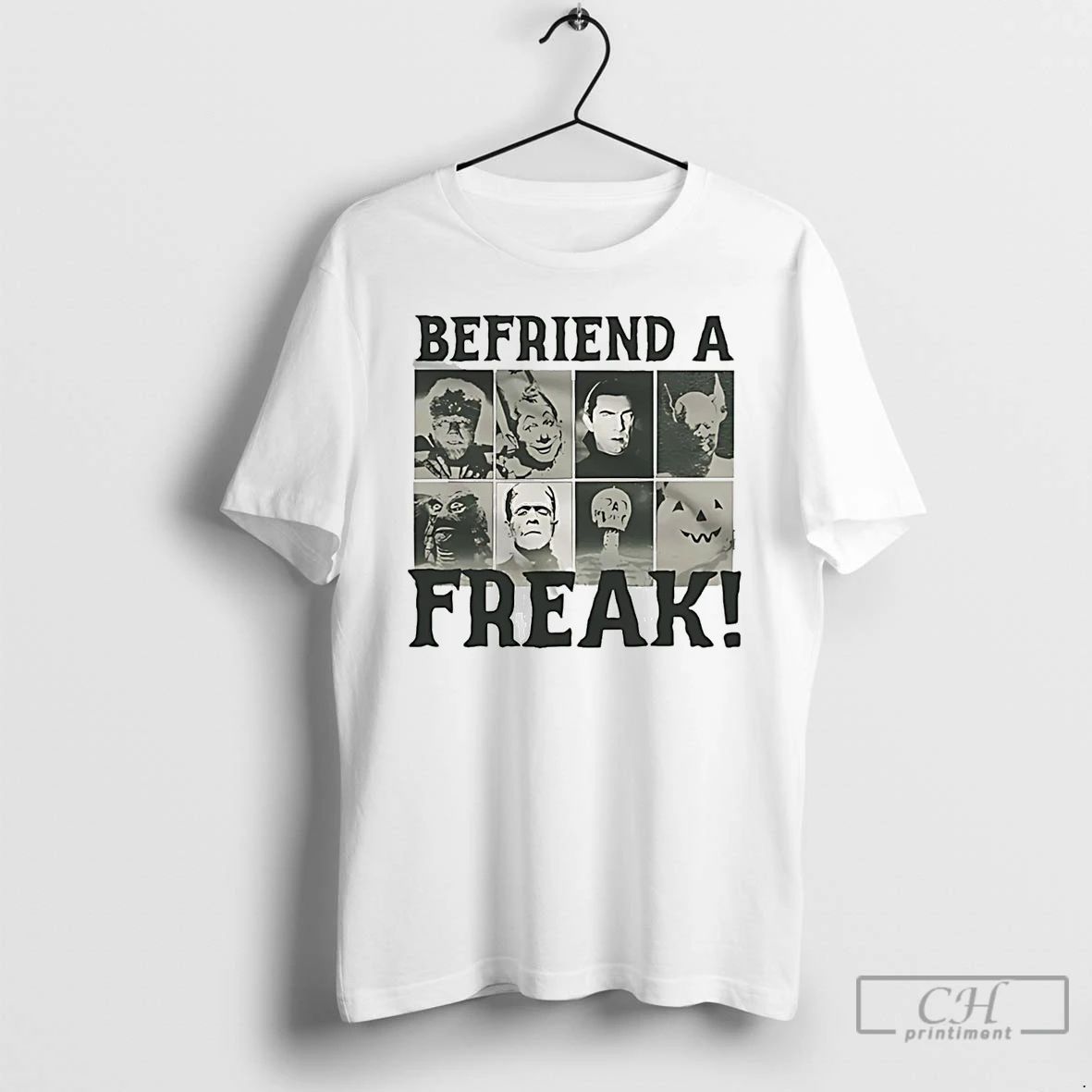 Classic Befriend A Freak Halloween T Shirts
