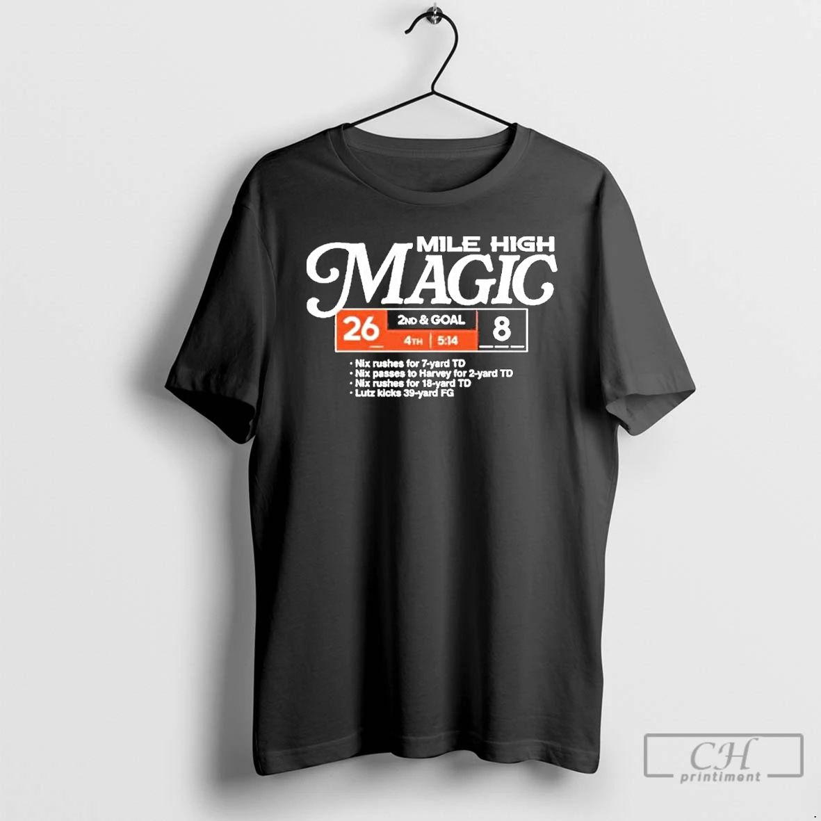 Classic Denver Football Mile High Magic T Shirts