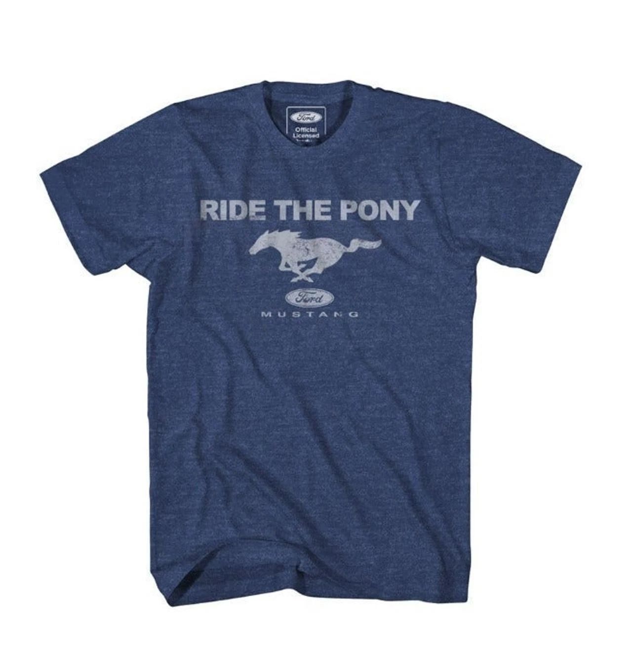 Ford Mustang Ride The Pony T-Shirt New