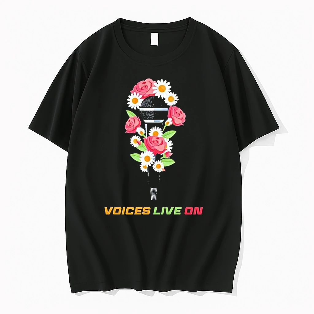 Charlie Kirks Mic Voice Live On Tshirts Sweater