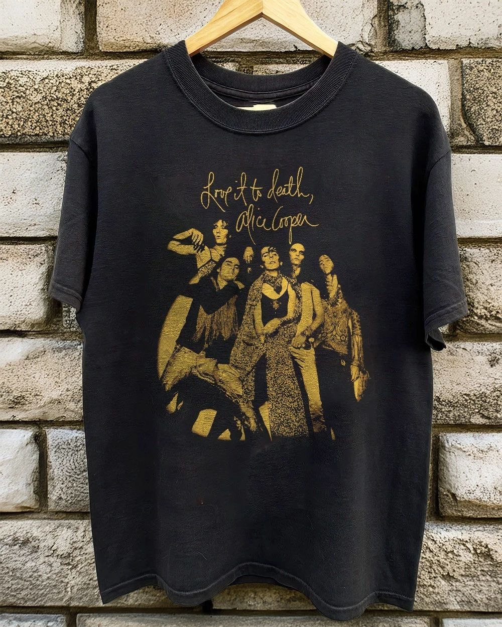 HOT! Alice Cooper - Love It To Death Unisex Black T-shirt Size S-5XL