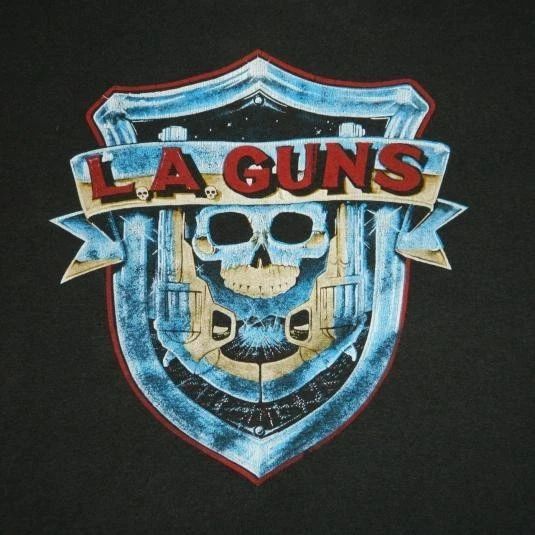 Vintage LA GUNS 1988 SHOW NO MERCY TOUR All size T-Shirt E079