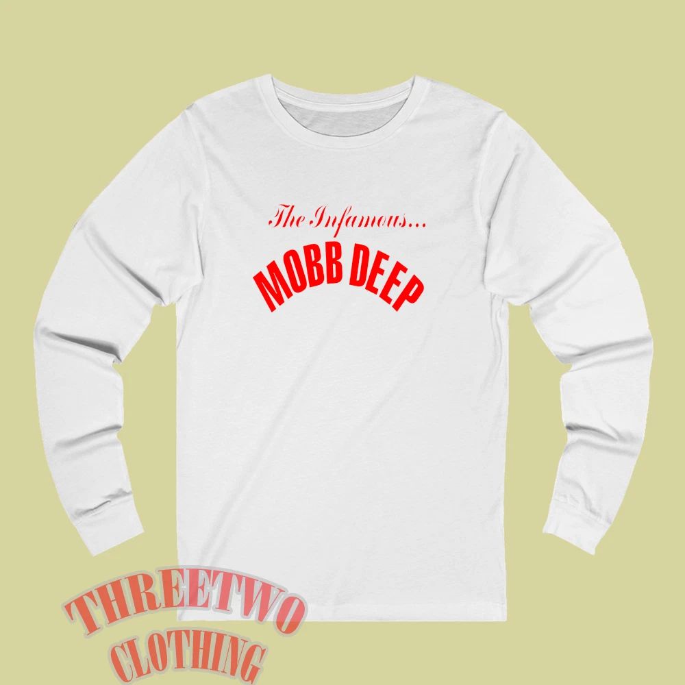 The Infamous Mobb Deep Men's White Size S to 3XL