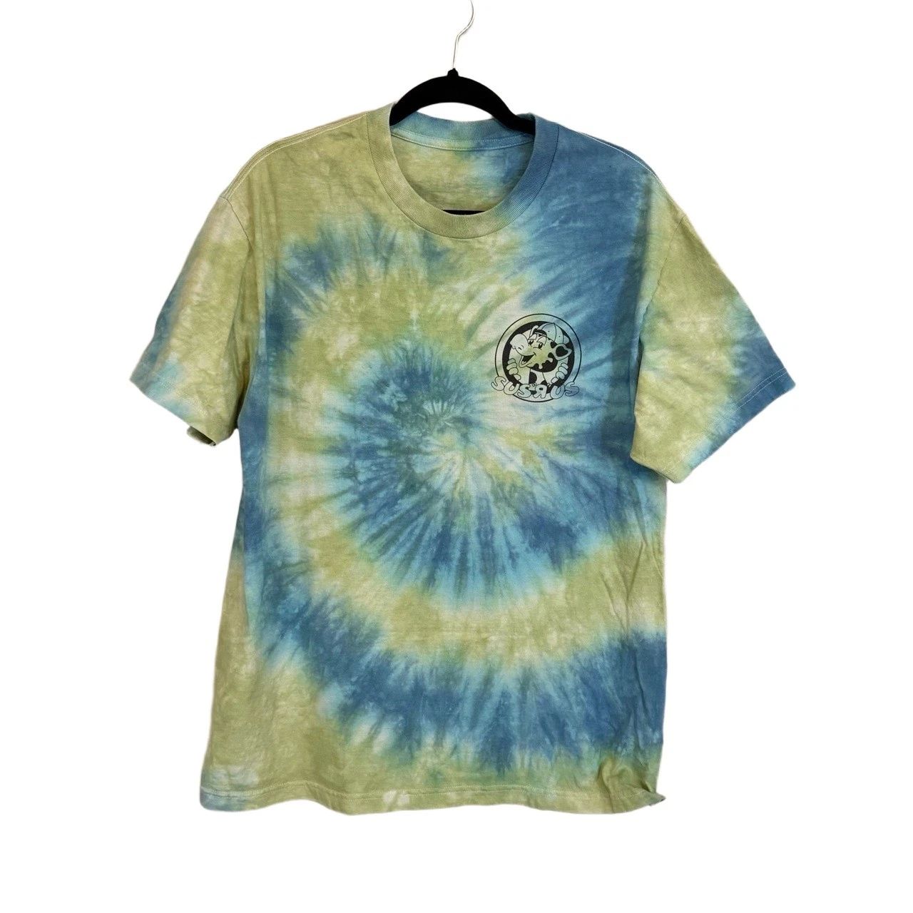 SUSRUS Tie Dye T-Shirt Size L/XL Crewneck Hippie Quirky Casual Boho Summer Youth