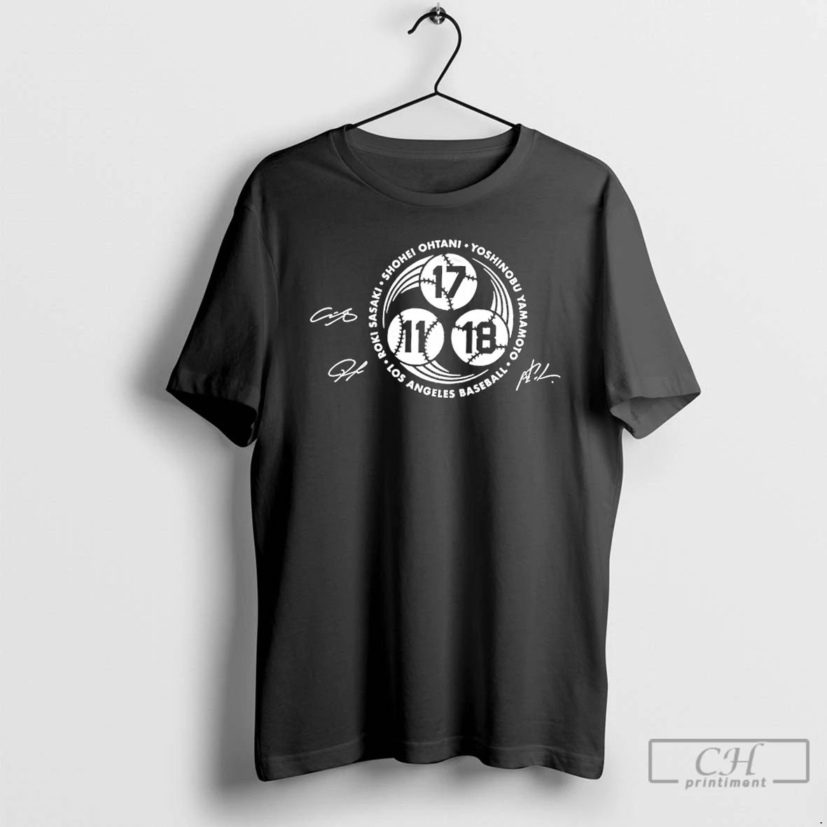 Classic Strike 3 Ohtani Yamamoto Sasaki Los Angeles Dodgers Baseball Tomoe T Shirts