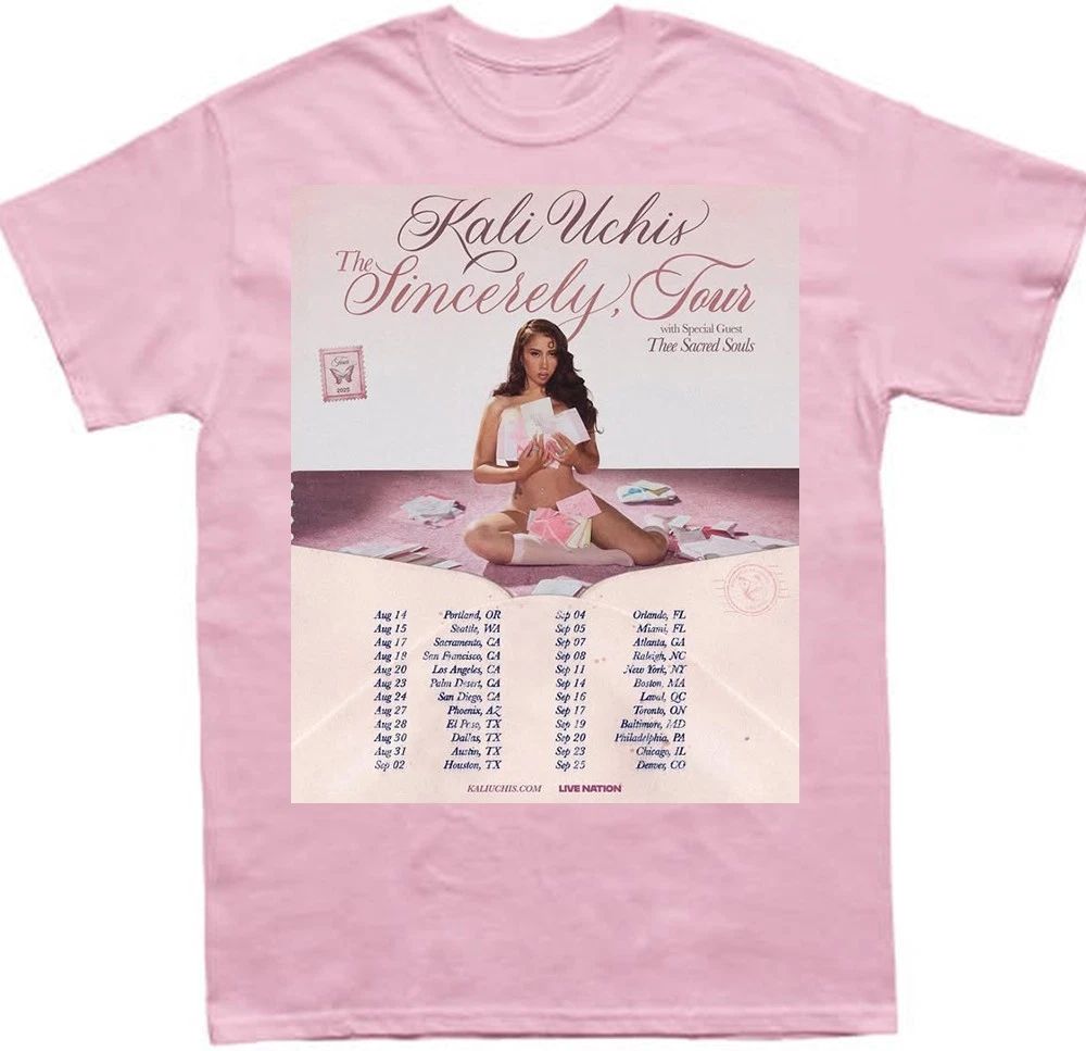 Collection Kali Uchis Tour Gift Funny All Size Tee C71.55
