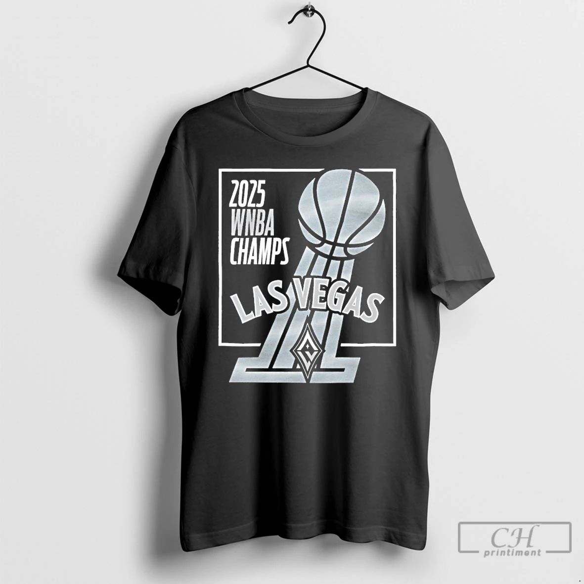 Premium Las Vegas Aces 2025 Wnba Champs Trophy T Shirts