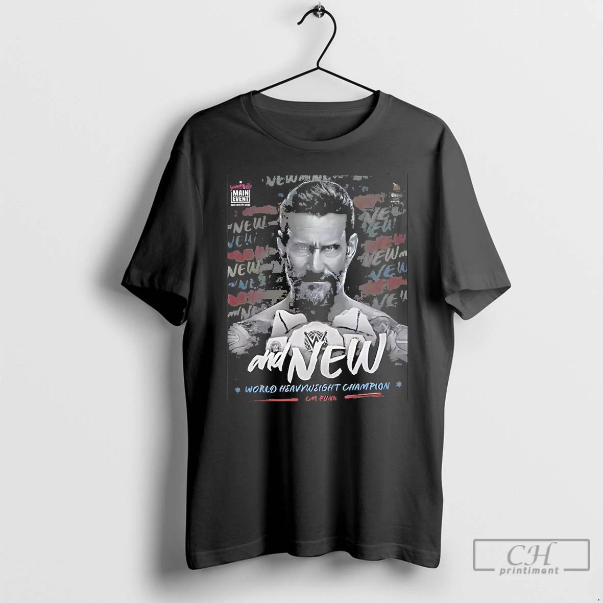 Classic And New World Heavyweight Champion Cm Punk Graphic Christmas T Shirts
