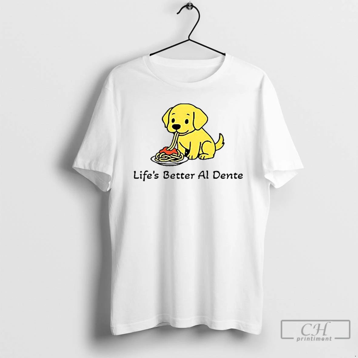Premium Lifes Better Al Dente Dog Ceramic Ceramic And Classic Dad Cap T Shirts