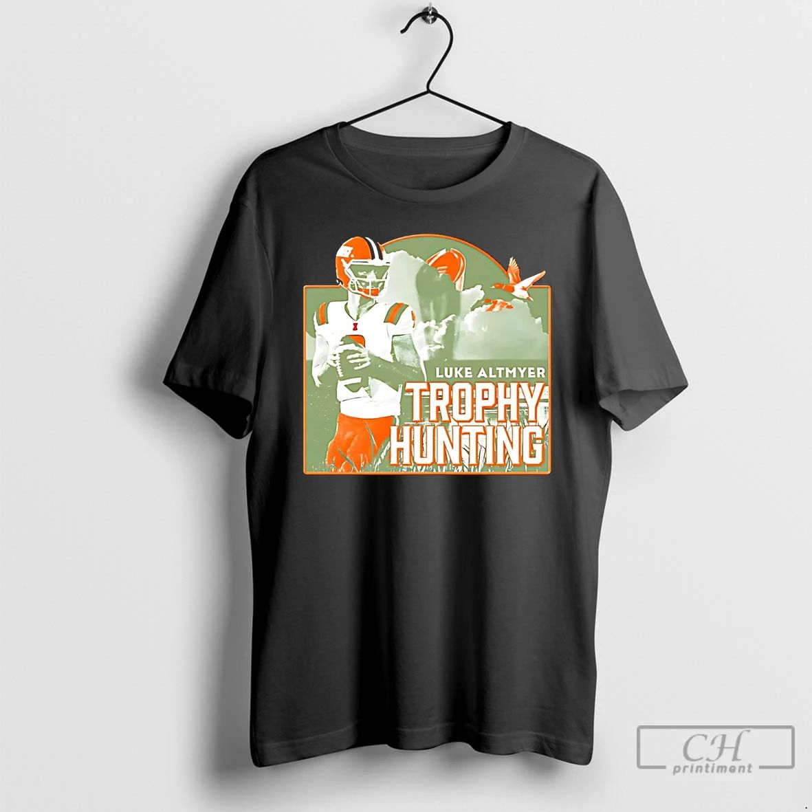 Classic Luke Altmyer Trophy Hunting Illinois Fighting Illini T Shirts