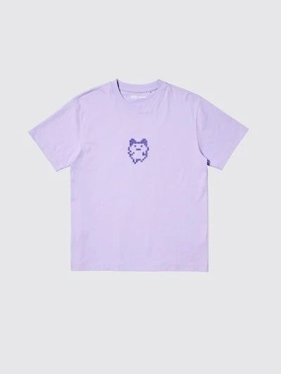 Tamagotchi UNIQLO UT T-Shirts Japan Mametchi PURPLE