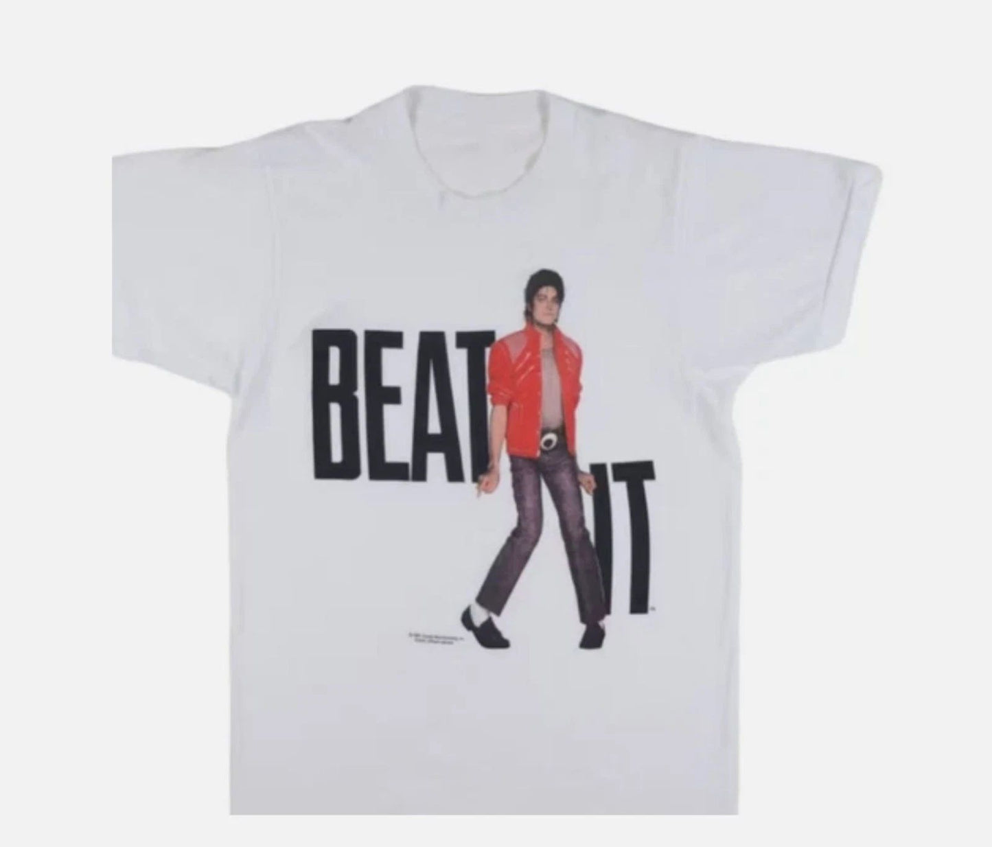 Vintage 1984 Michael Jackson Beat It Shirt Merch Gift For Fans S-5Xl