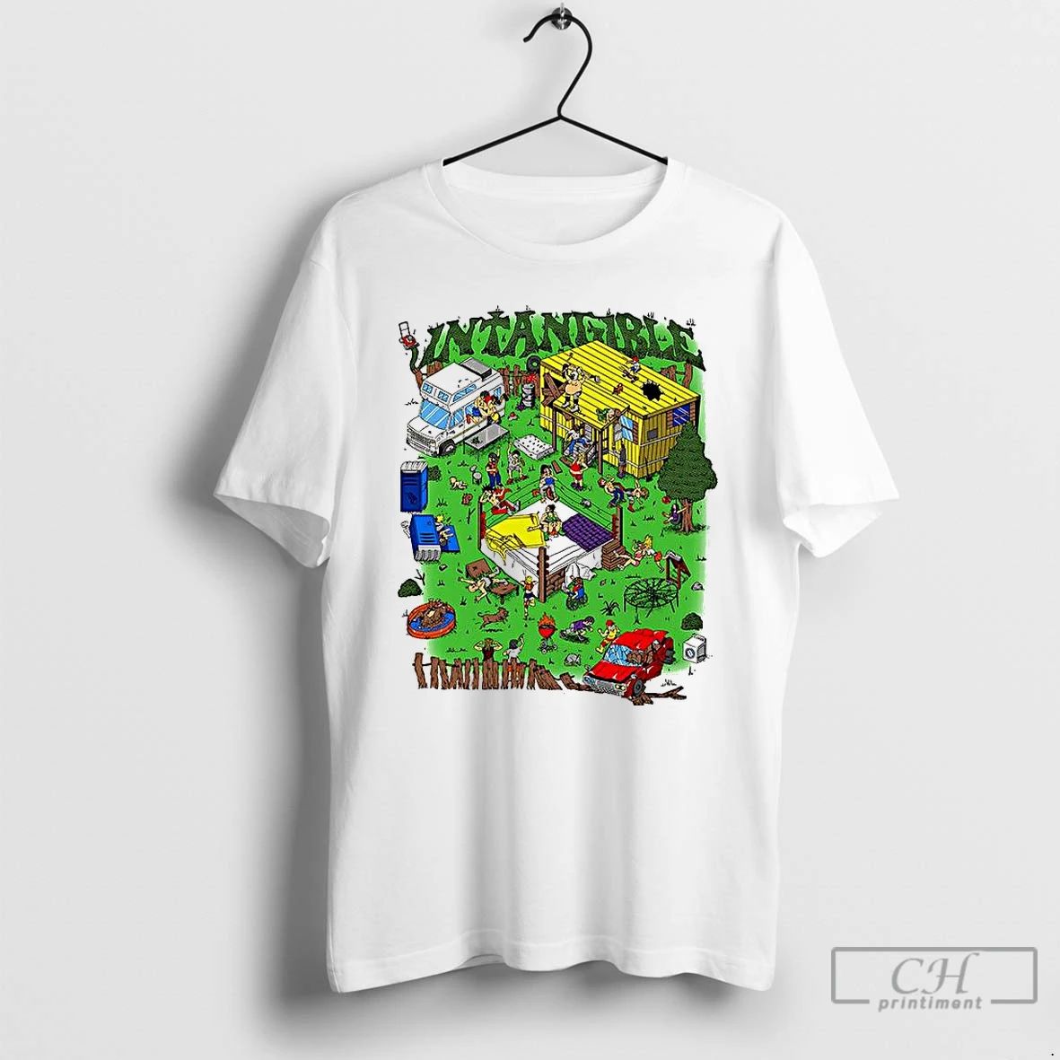 Premium Intangible Wrestling Cartoon T Shirts