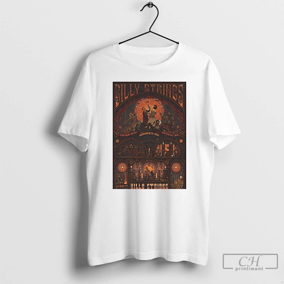 Classic Billy Strings Baltimore Md Show Nov 01 2025 T Shirts