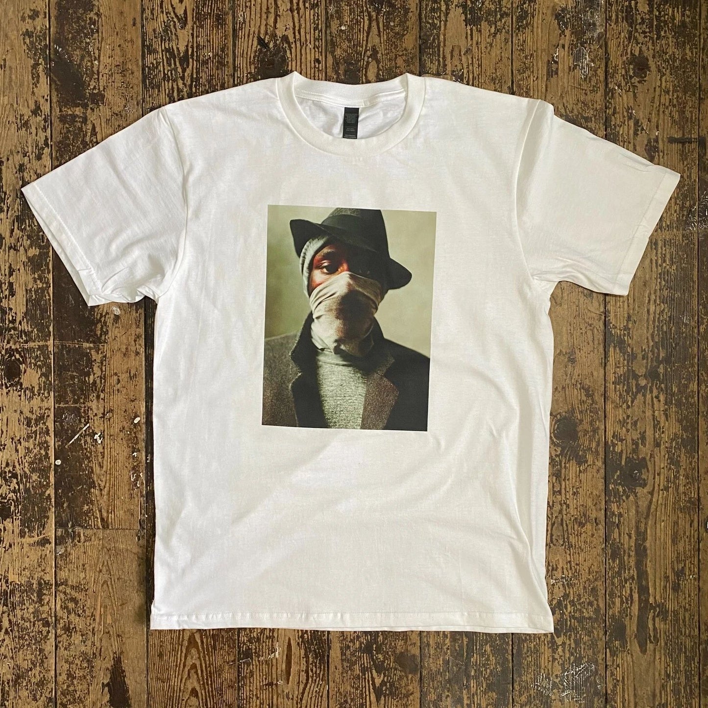 ACTUAL FACT MOS DEF SCARF COLOUR RAPPER HIP HOP PREMIUM TEE T SHIRT