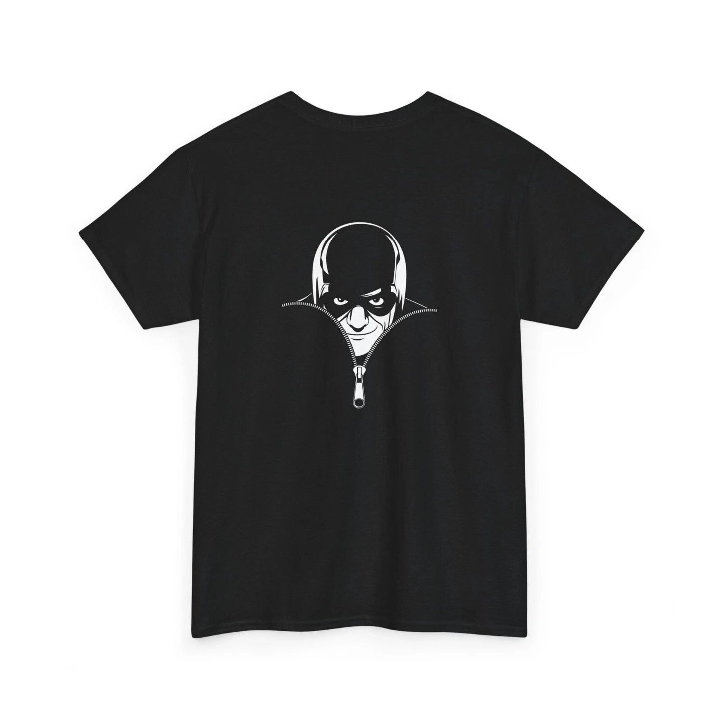 Unisex Heavy Cotton Tee with Edgy Graphic Design, Casual Wear, Street Style tee