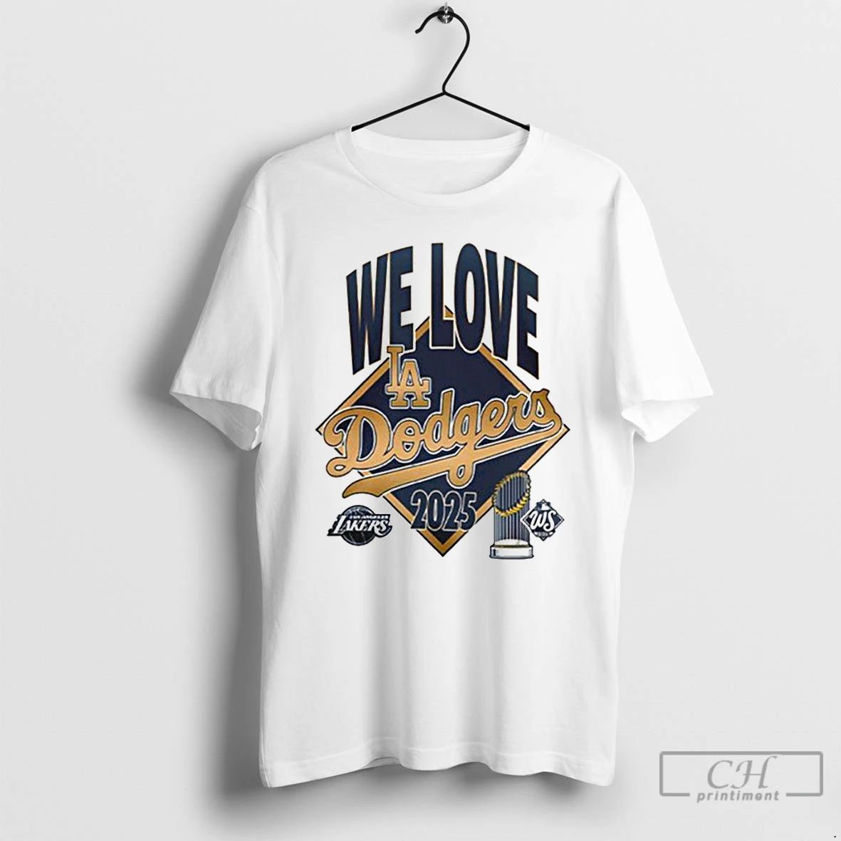 Premium Los Angeles Lakers Celebrated The Champs Dodgers 2025 World Series T Shirts