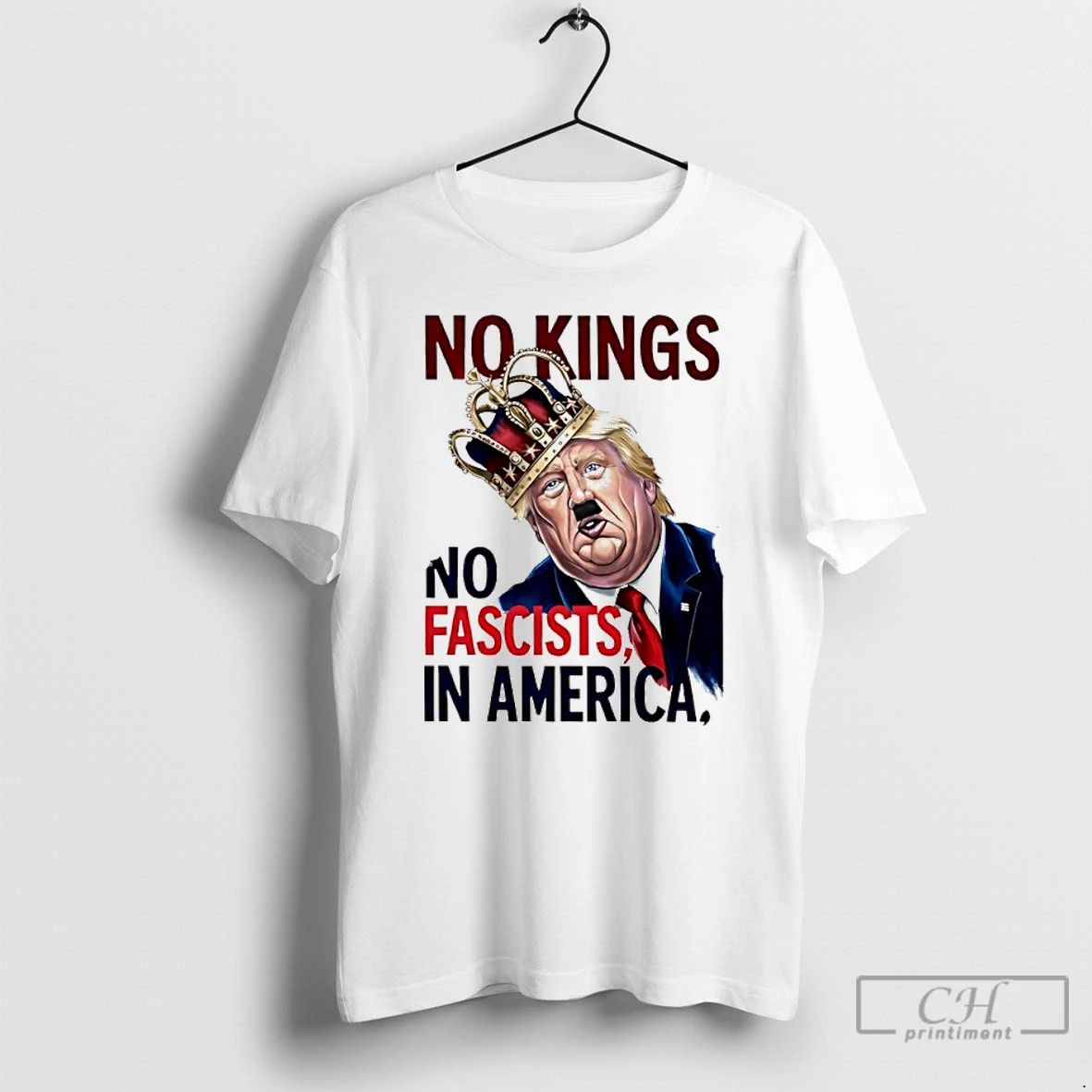 Classic No Kings No Fascists In America T Shirts