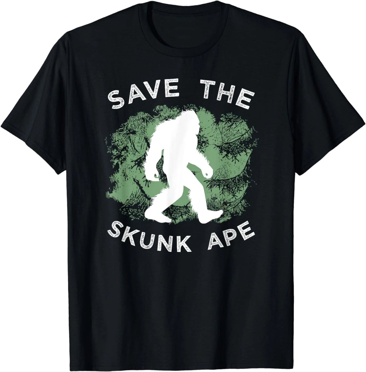 Save The Skunk Ape Bigfoot Swamp Sasquatch T-Shirt